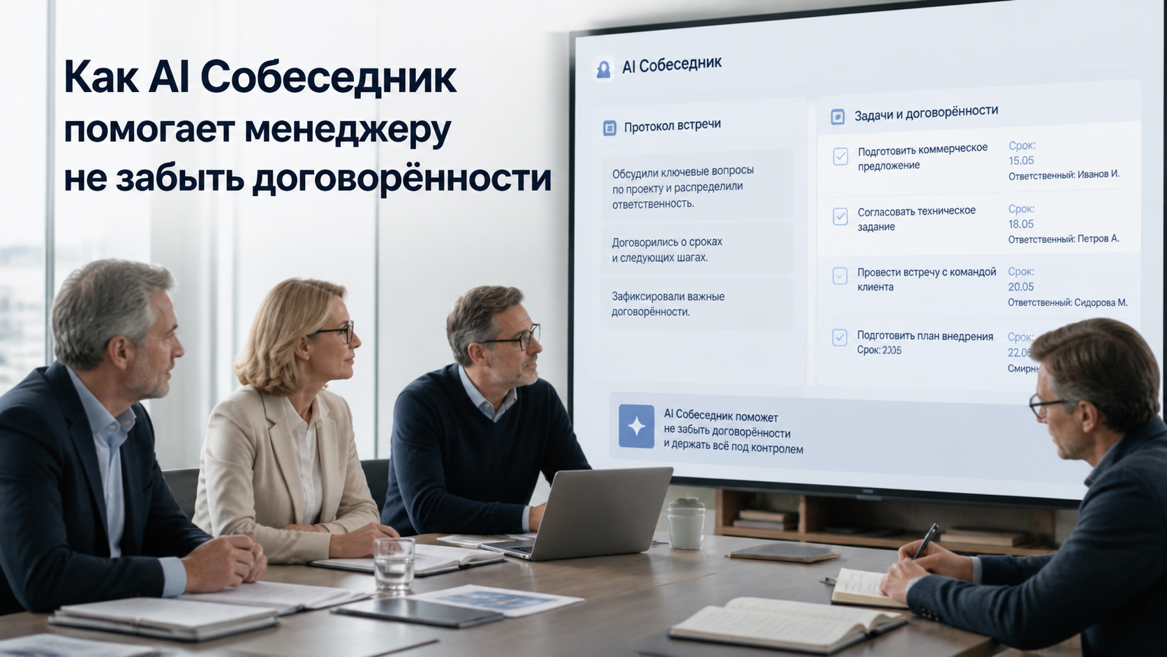 Малая команда и AI Собеседник